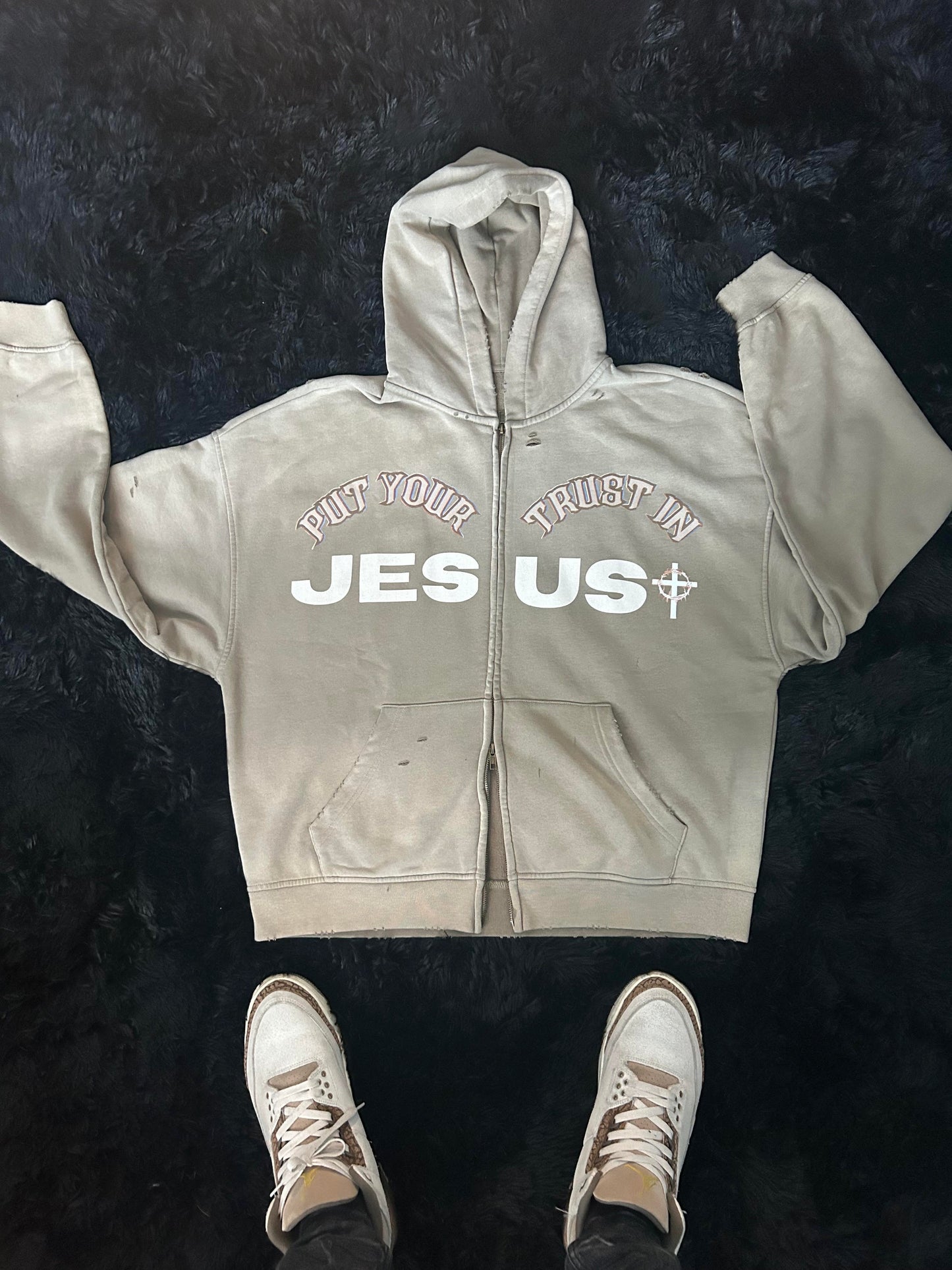 PUT YOUR TRUST IN JESUS ZIPUP JACKET