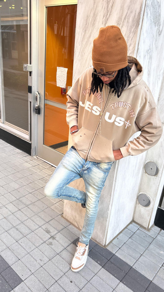 PUT YOUR TRUST IN JESUS ZIPUP JACKET