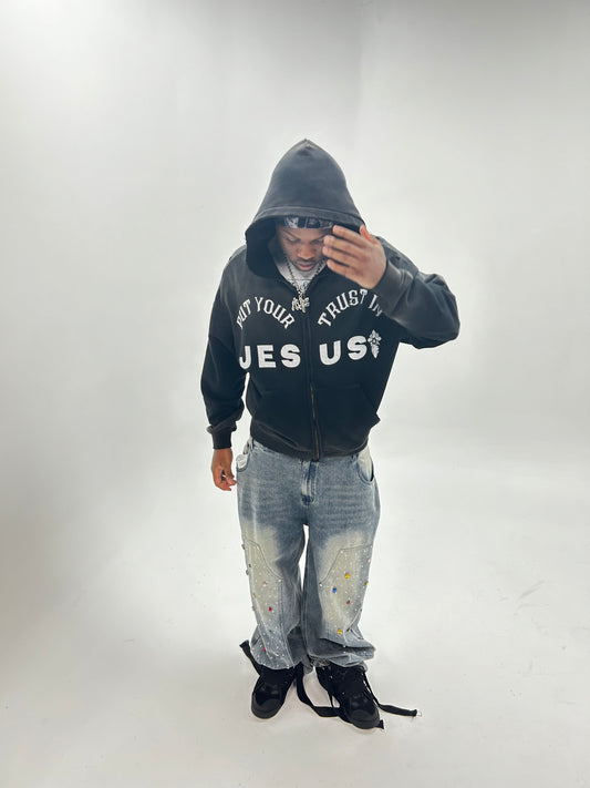 PUT YOUR TRUST IN JESUS ZIPUP JACKET