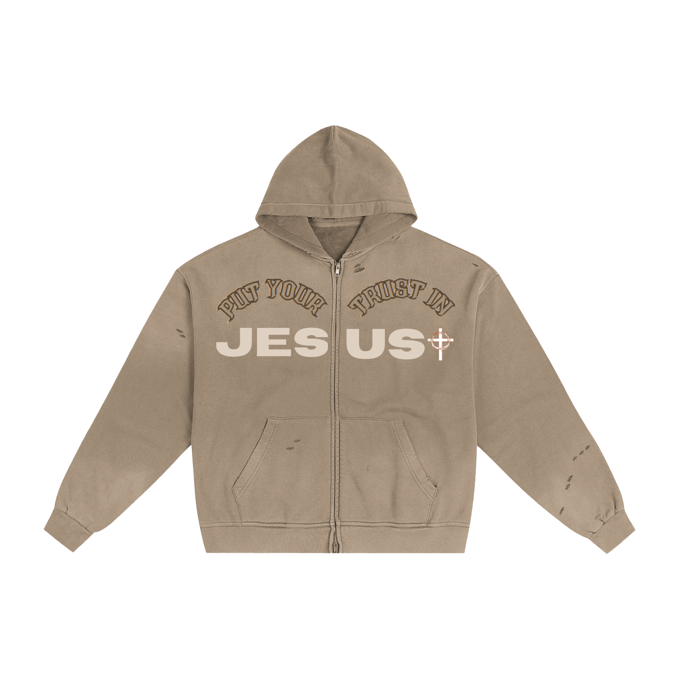 PUT YOUR TRUST IN JESUS ZIPUP JACKET