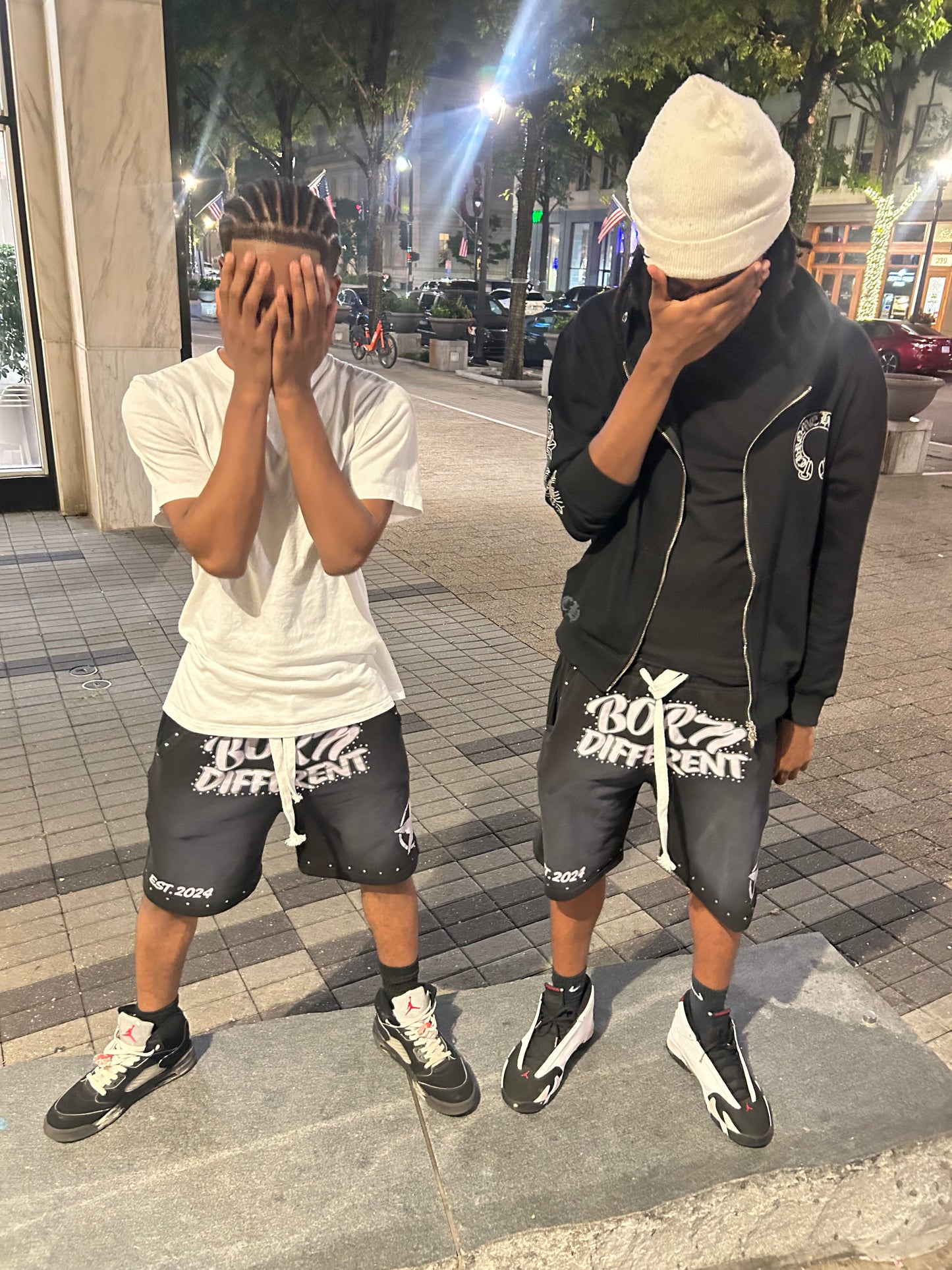 “Born Different” Shorts (Black)