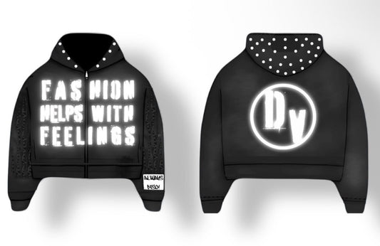 "Fashion Helps With Feelings" ZipUp (Pre Order)
