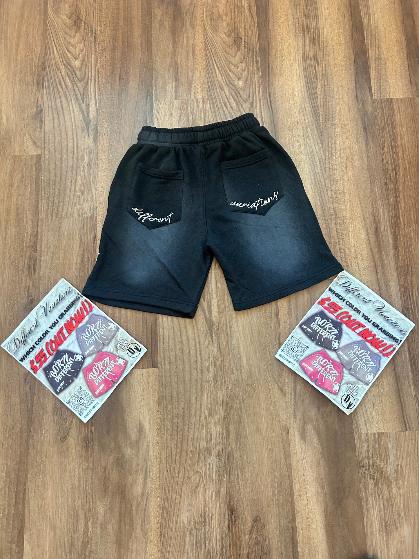“Born Different” Shorts (Black)